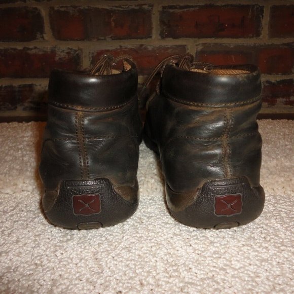 TWISTED X Men's Brown Leather Steel Toe Chukka Boots Size 8M - Picture 3 of 9